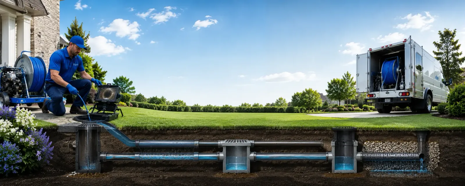 Outdoor drain cleaning information for Dexter, MI